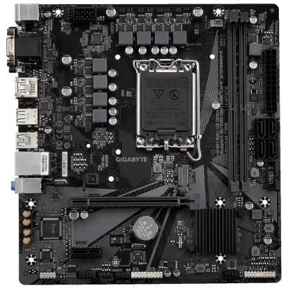 Gigabyte Matična ploča za PC, LGA1700, Intel H610, DDR4,  microATX - H610M S2H V2 DDR4