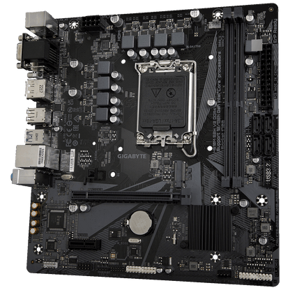 Gigabyte Matična ploča za PC, LGA1700, Intel H610, DDR4,  microATX - H610M S2H V2 DDR4