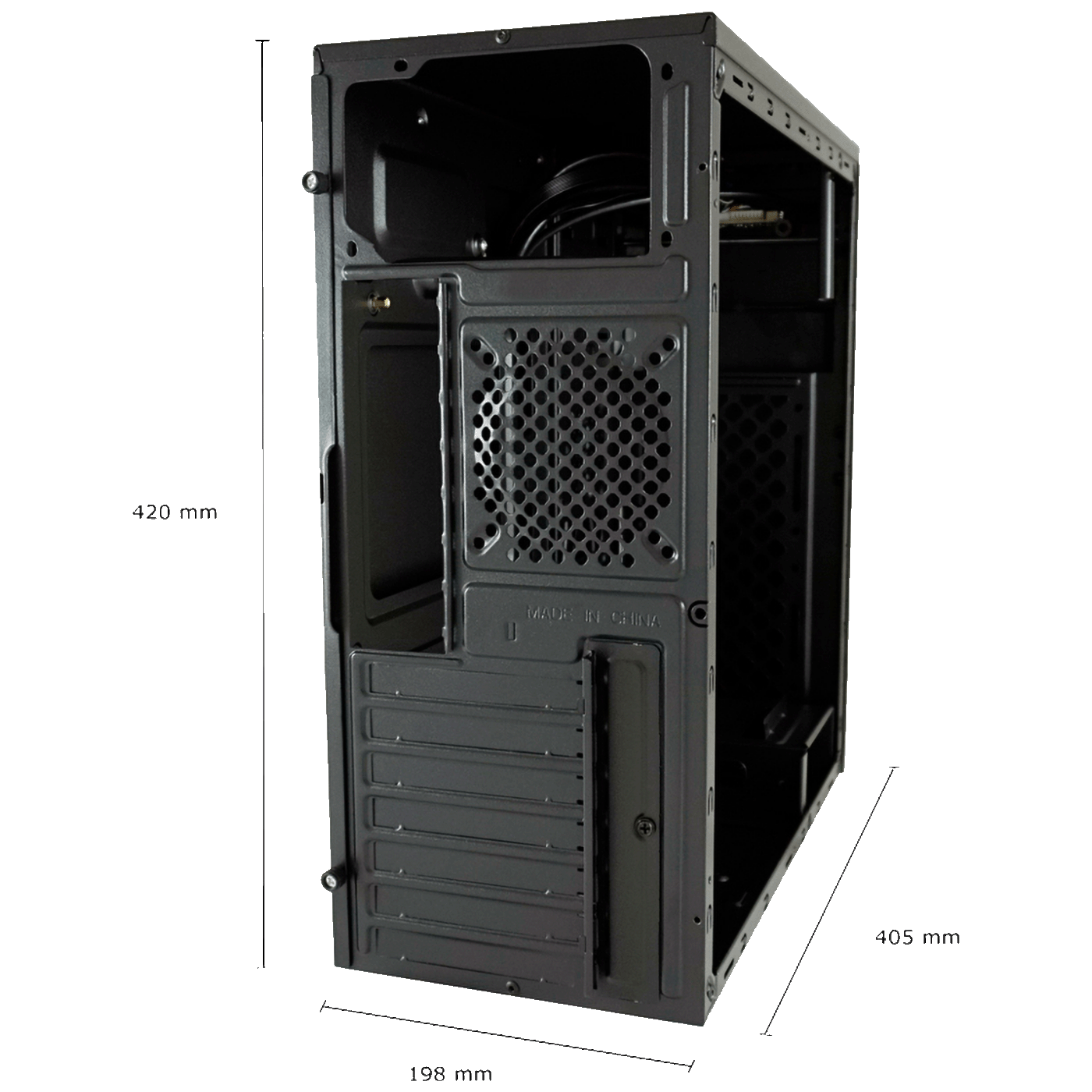 LC Power Kućište za PC, Midi Tower, bez napajanja - 7039B