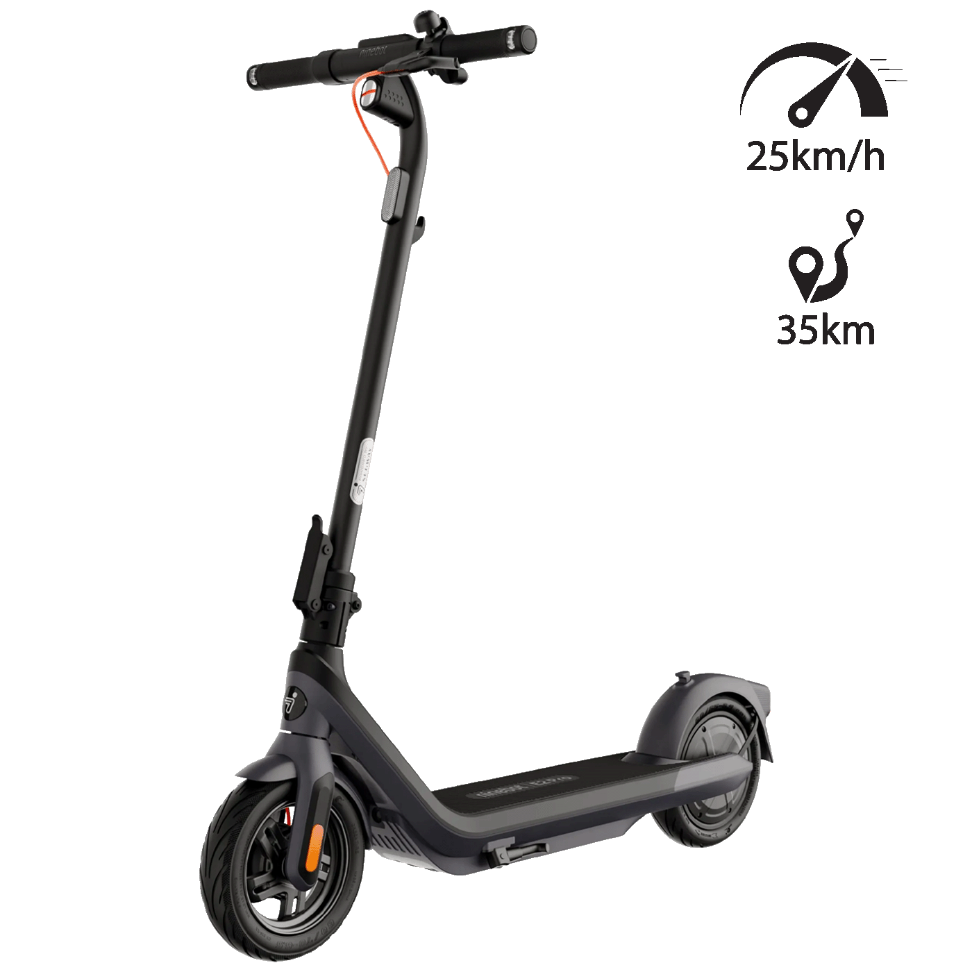 Segway Električni Romobil, 10" točkovi, 25 km/h, Domet do 35 km - E2 Pro (AA.05.14.05.0005)