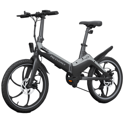 MS Energy Elekrični Gradski bicikl, 20" točkovi, domet do 50 km - eBike i10 Black/Gray