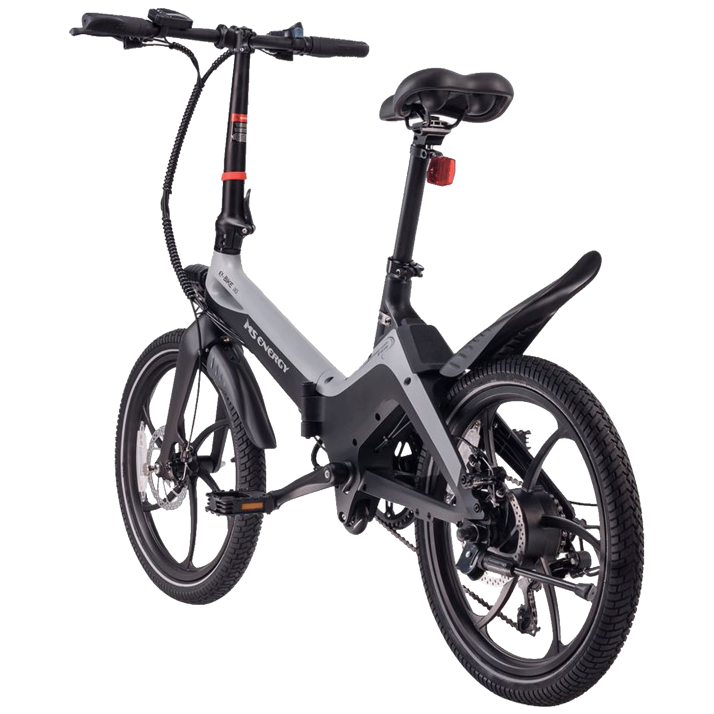 MS Energy Elekrični Gradski bicikl, 20" točkovi, domet do 50 km - eBike i10 Black/Gray
