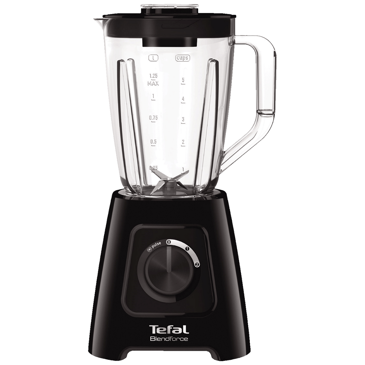 Tefal Blender, zapremina 2 lit, 600 W, BlendForce II, crna - BL420838