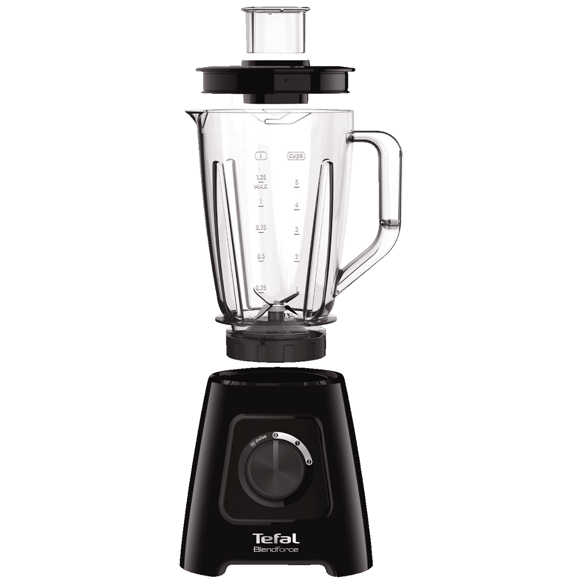 Tefal Blender, zapremina 2 lit, 600 W, BlendForce II, crna - BL420838