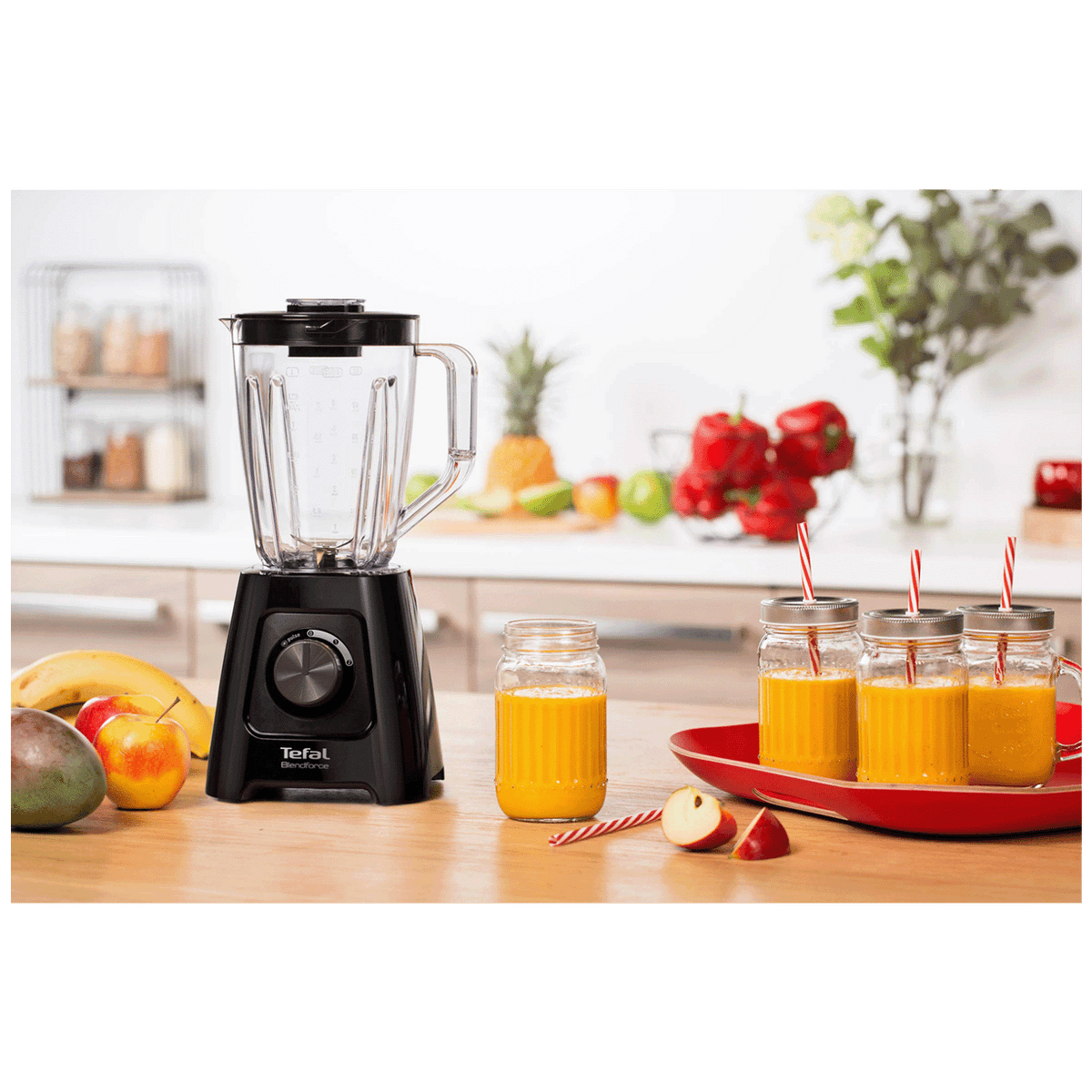 Tefal Blender, zapremina 2 lit, 600 W, BlendForce II, crna - BL420838