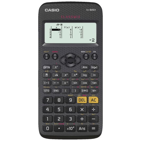 Casio Kalkulator, školski, 379 fn., solarno / baterijsko napajanje - FX-82CEX