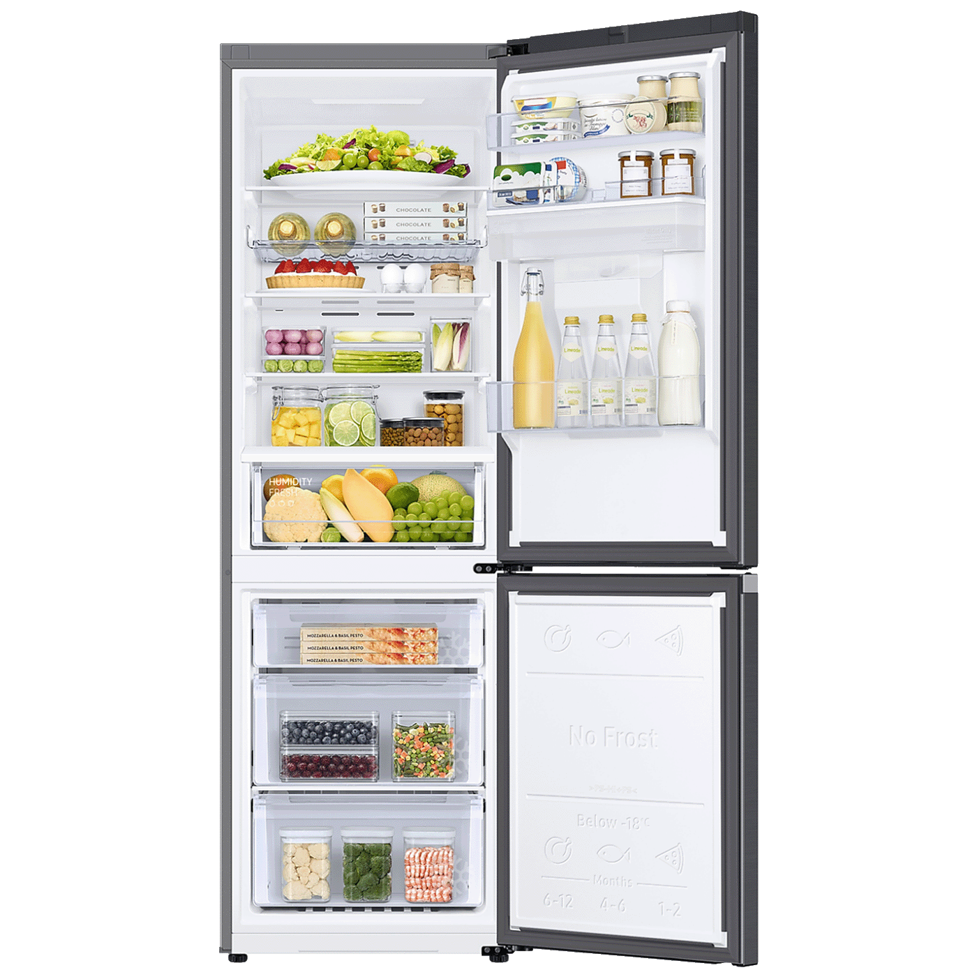 Samsung Frižider/zamrzivač, zapremina 341 lit., NoFrost, E - RB34C652EB1/EK
