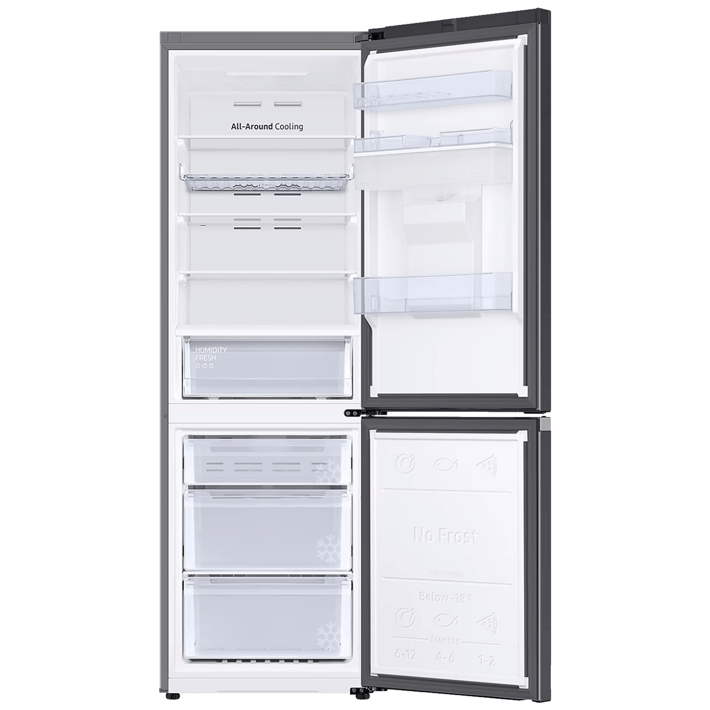 Samsung Frižider/zamrzivač, zapremina 341 lit., NoFrost, E - RB34C652EB1/EK