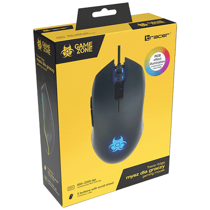 Tracer Miš optički, gaming, 3200 dpi, RGB, USB - GAMEZONE EDGE