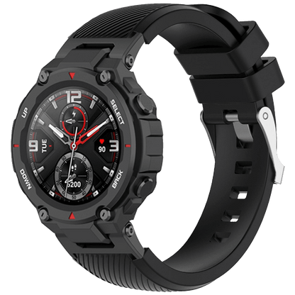 Amazfit Silikonski remen za sat Amazfit T-Rex / T-Rex Pro, crna - T-Rex / Pro Silicone Band