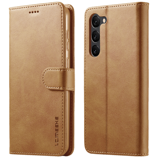 NN-Su Preklopna futrola za Samsung S24+, koža, braon - Galaxy S24+ Leather Case(Brown)