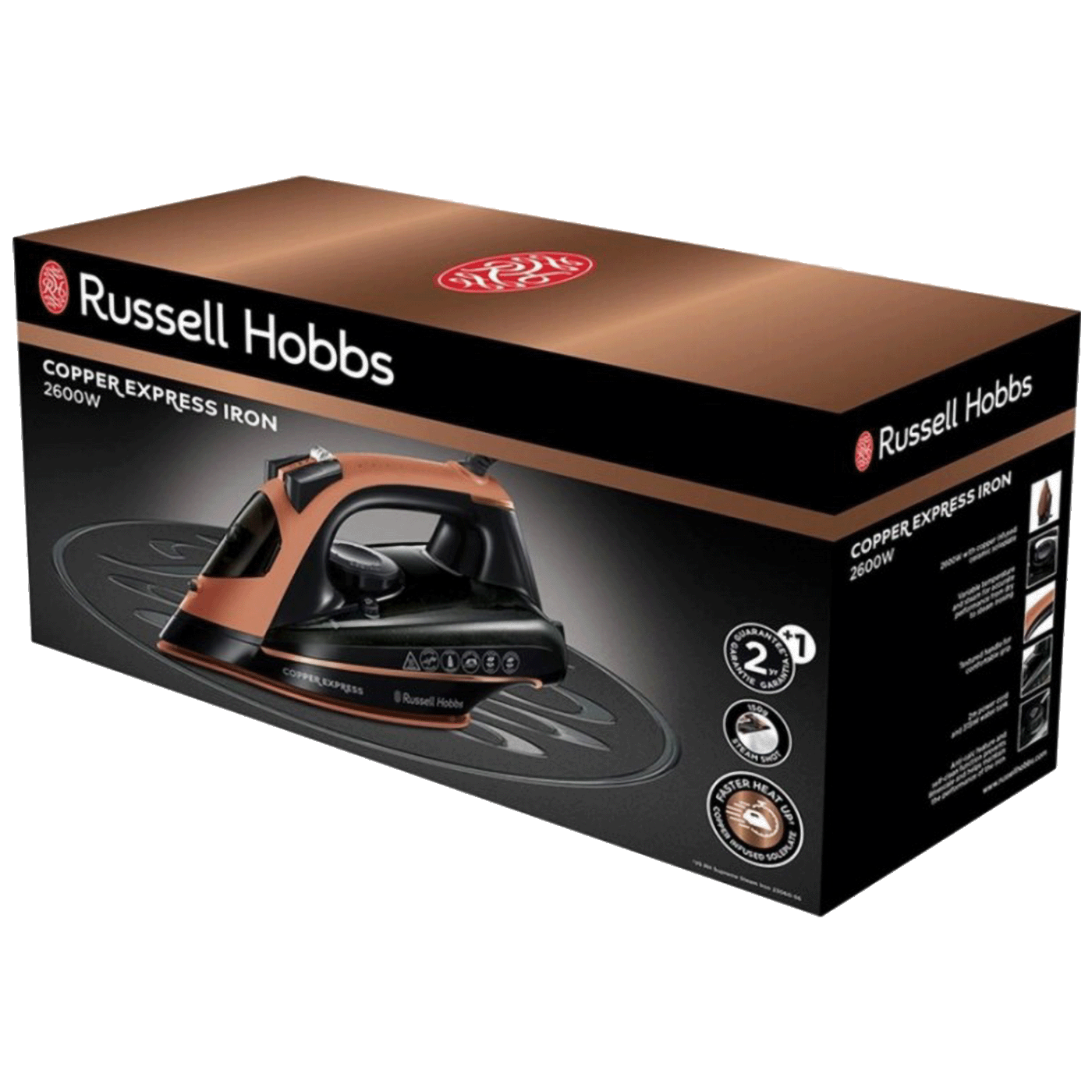 Russell Hobbs Pegla na paru, 2600W, Copper Express Pro - 23986-56