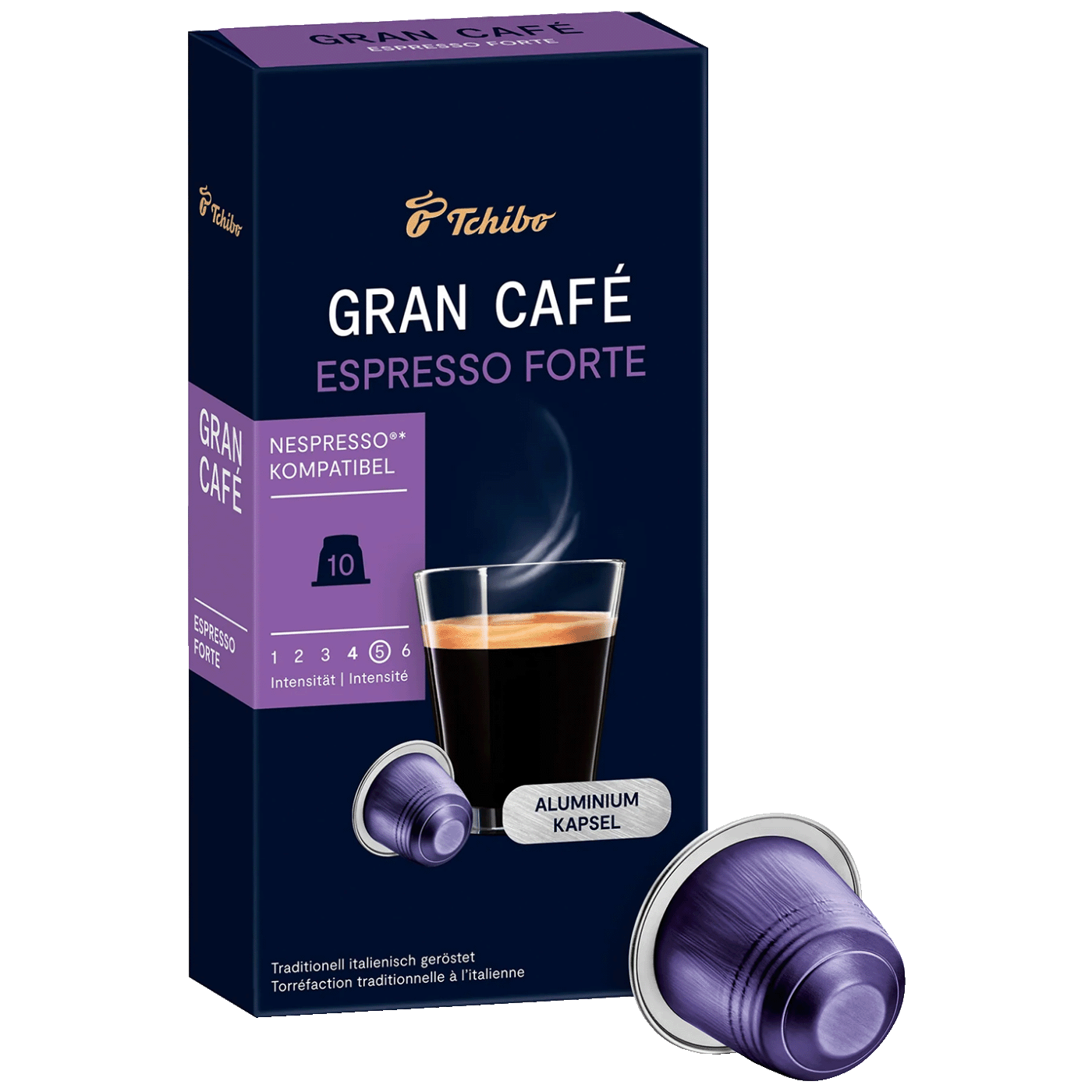 Tchibo Kapsule Gran Café Espresso Forte za Nespresso aparate, 10/1 - Gran Café Espresso Forte 10/1