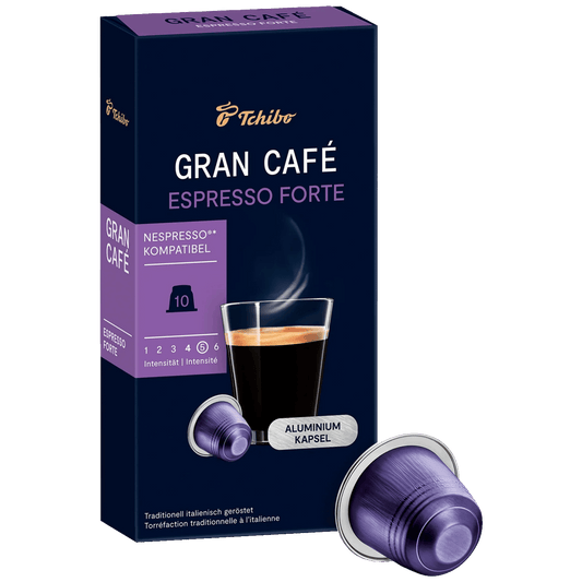 Tchibo Kapsule Gran Café Espresso Forte za Nespresso aparate, 10/1 - Gran Café Espresso Forte 10/1