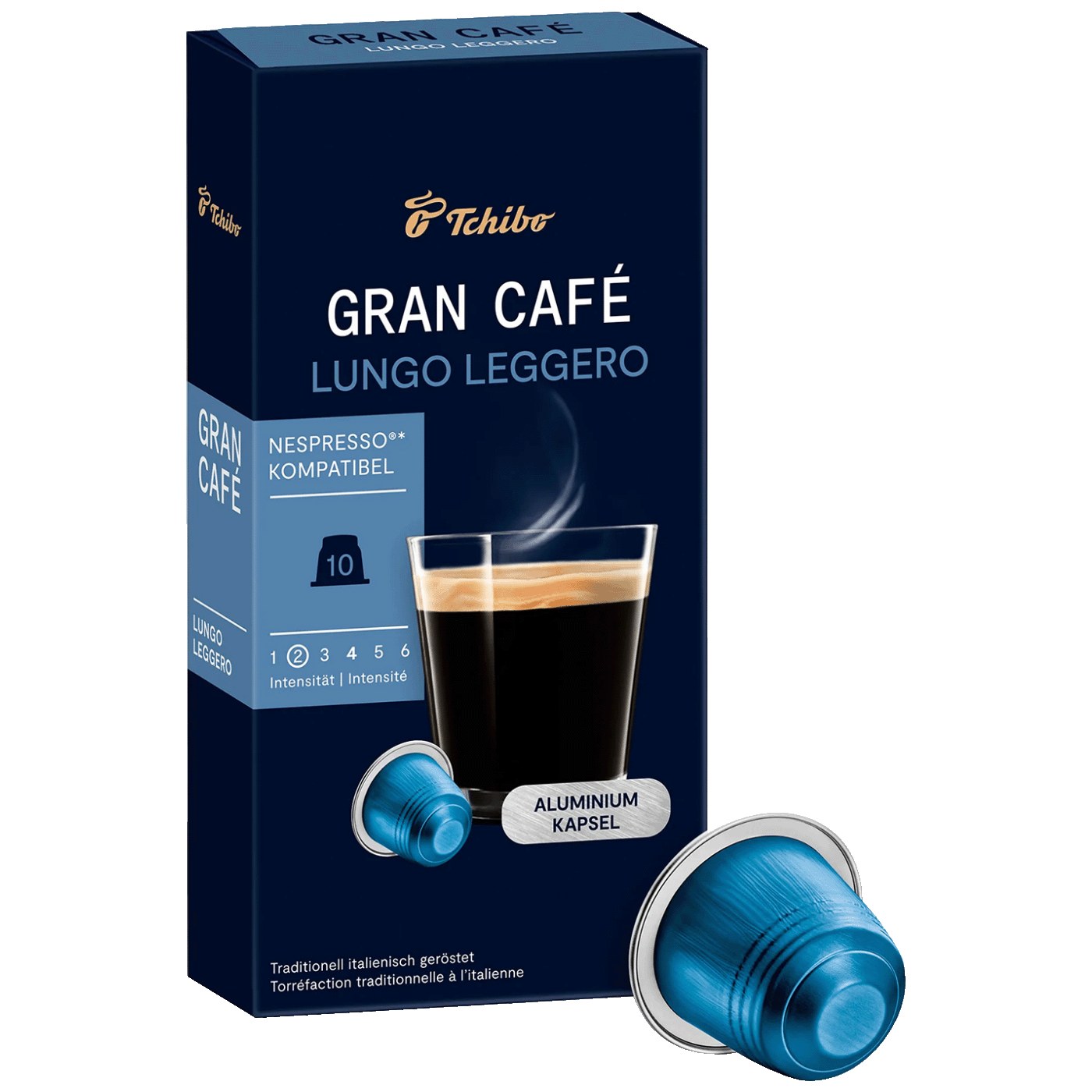 Tchibo Kapsule Gran Café Lungo Leggero za Nespresso aparate, 10/1 - Gran Café Lungo Leggero 10/1