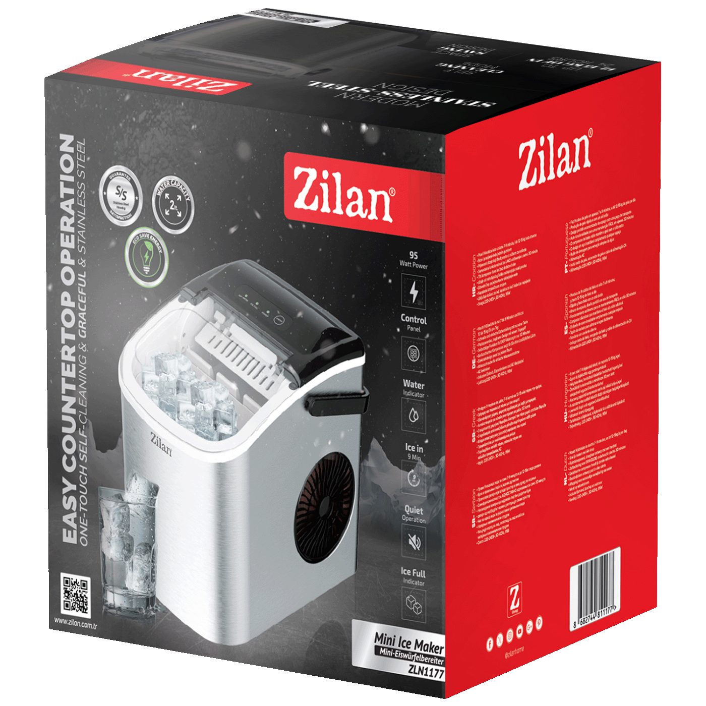 Zilan Aparat za led - Ledomat, 12-15 kg/24h, 95W - ZLN1177