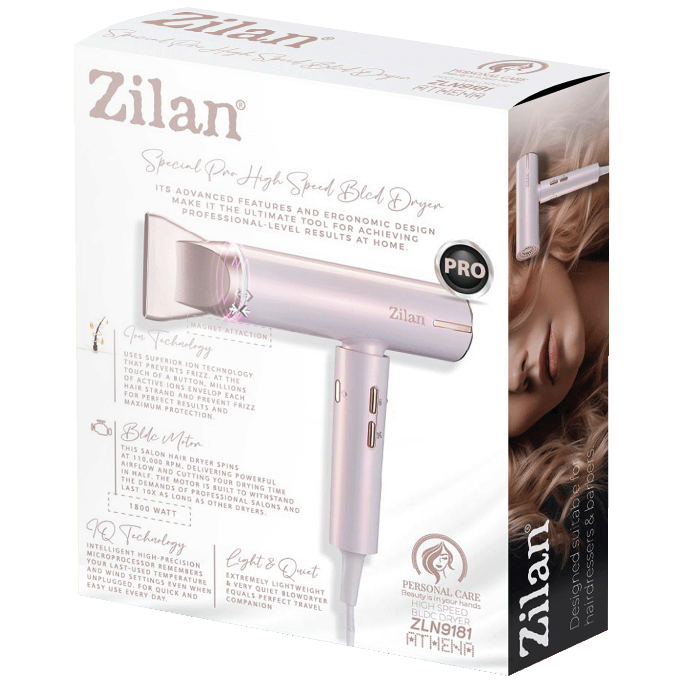 Zilan Fen za kosu, 1800W - ZLN9181