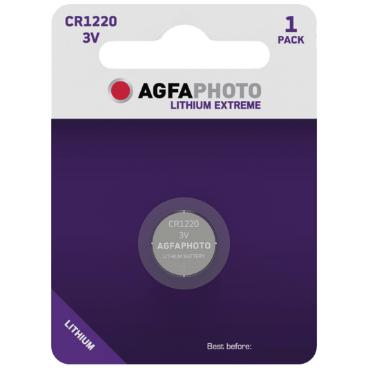 Agfa Baterija litijska CR1220, 3V dugmasta, blister pak. 1 kom. - APCR1220 B1
