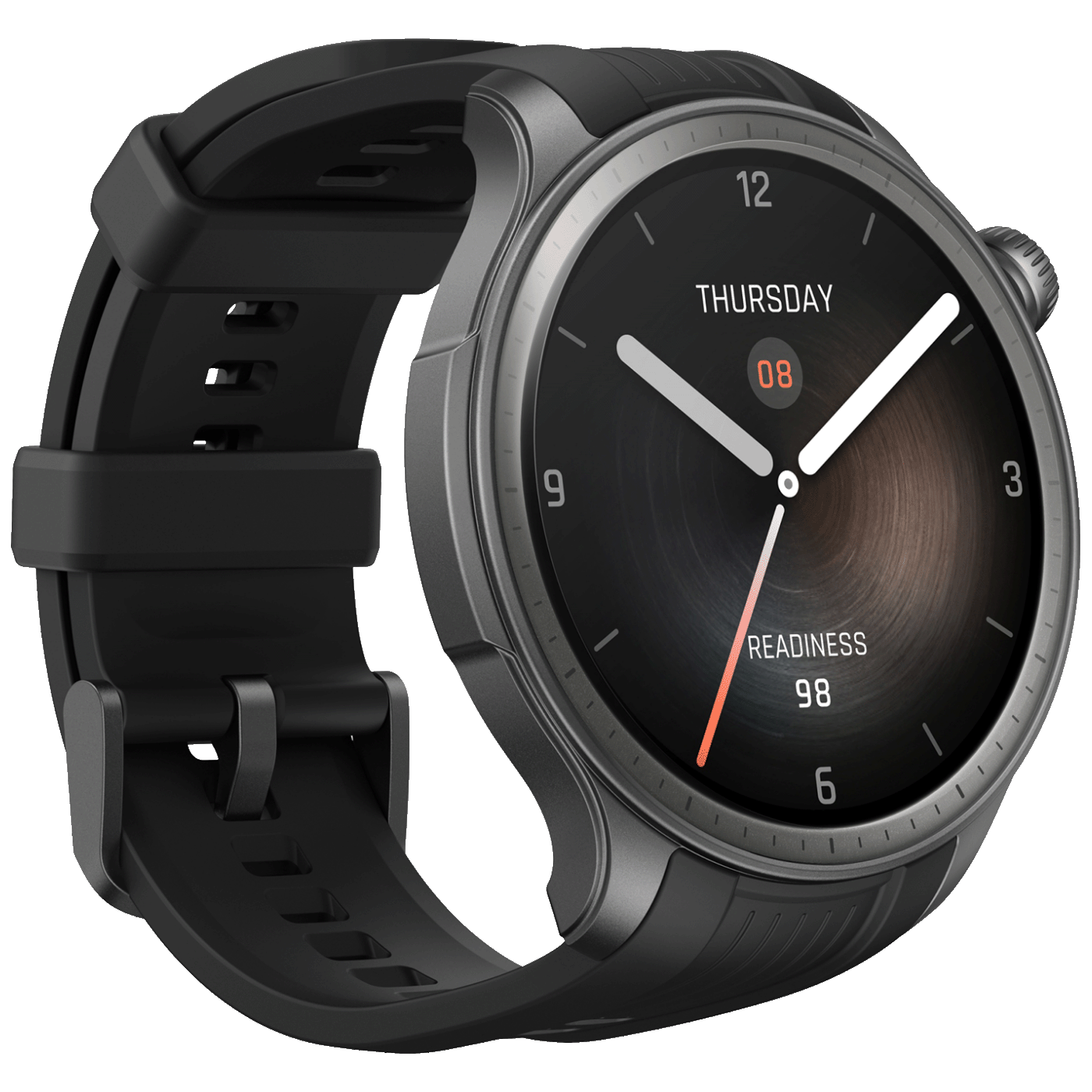 Amazfit Pametni sat, 1.5" AMOLED, vodootporan 5ATM, BT, WiFi, GPS - Balance Silicon - Midnight