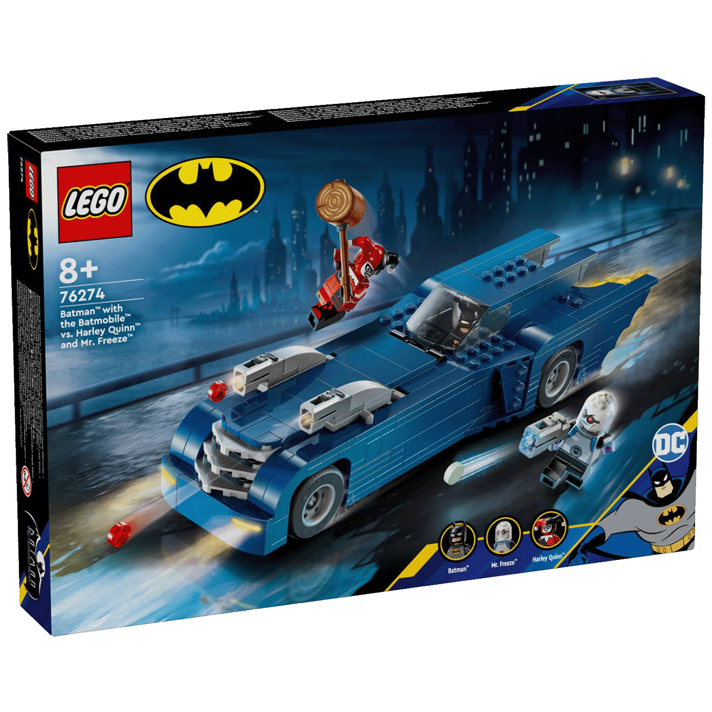 Lego Batman sa Batmobile-om protiv Harley Quinn i Mr. Freeze-a - Batman vs Quinn&i Mr.Freeze-a