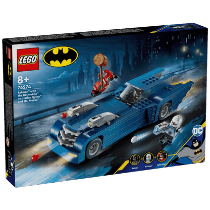 Lego Batman sa Batmobile-om protiv Harley Quinn i Mr. Freeze-a - Batman vs Quinn&i Mr.Freeze-a