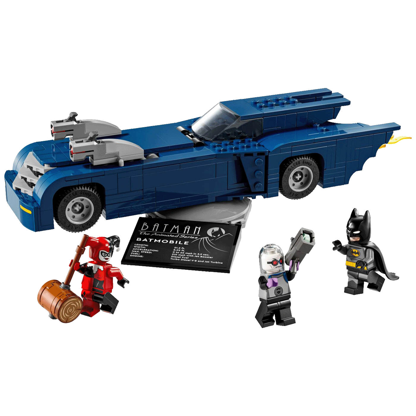 Lego Batman sa Batmobile-om protiv Harley Quinn i Mr. Freeze-a - Batman vs Quinn&i Mr.Freeze-a