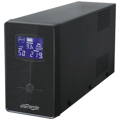 Gembird UPS/ Izvor neprekidnog napajanja, 650VA, LCD display - EG-UPS-031