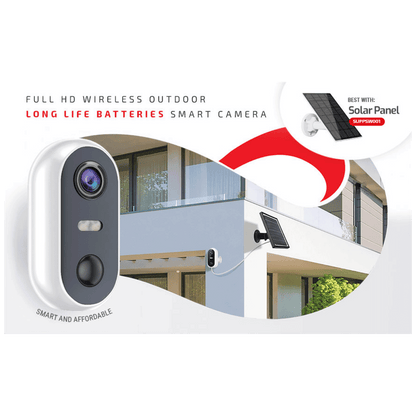 Superior Kamera IP, 1080p, WiFi, micro SD, 2 x 4800mAh, Outdoor - Smart Camera FullHD Outdoor
