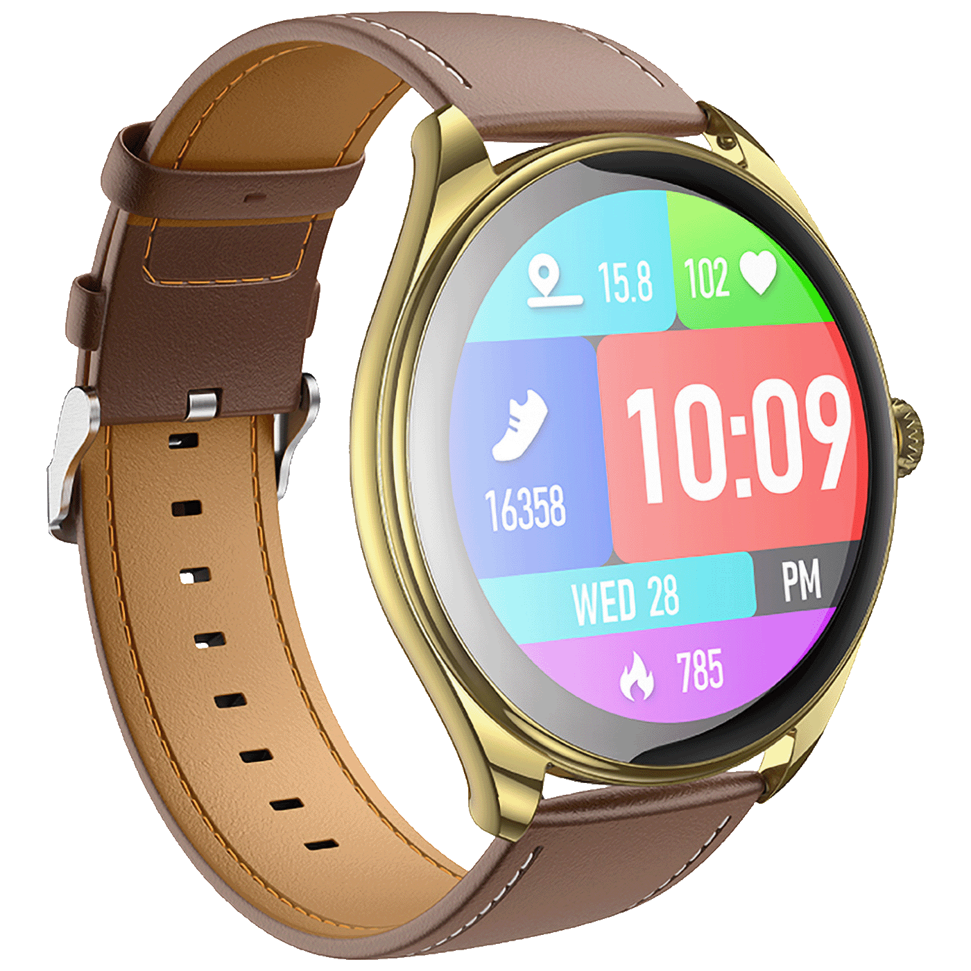 hoco. Pametni sat, 1.43" AMOLED, Bluetooth, IP67 - Y22 Champagne gold