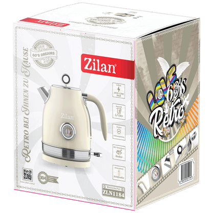Zilan Kuhalo za vodu, zapremina 1.7 l, 2200 W, Retro - ZLN1184