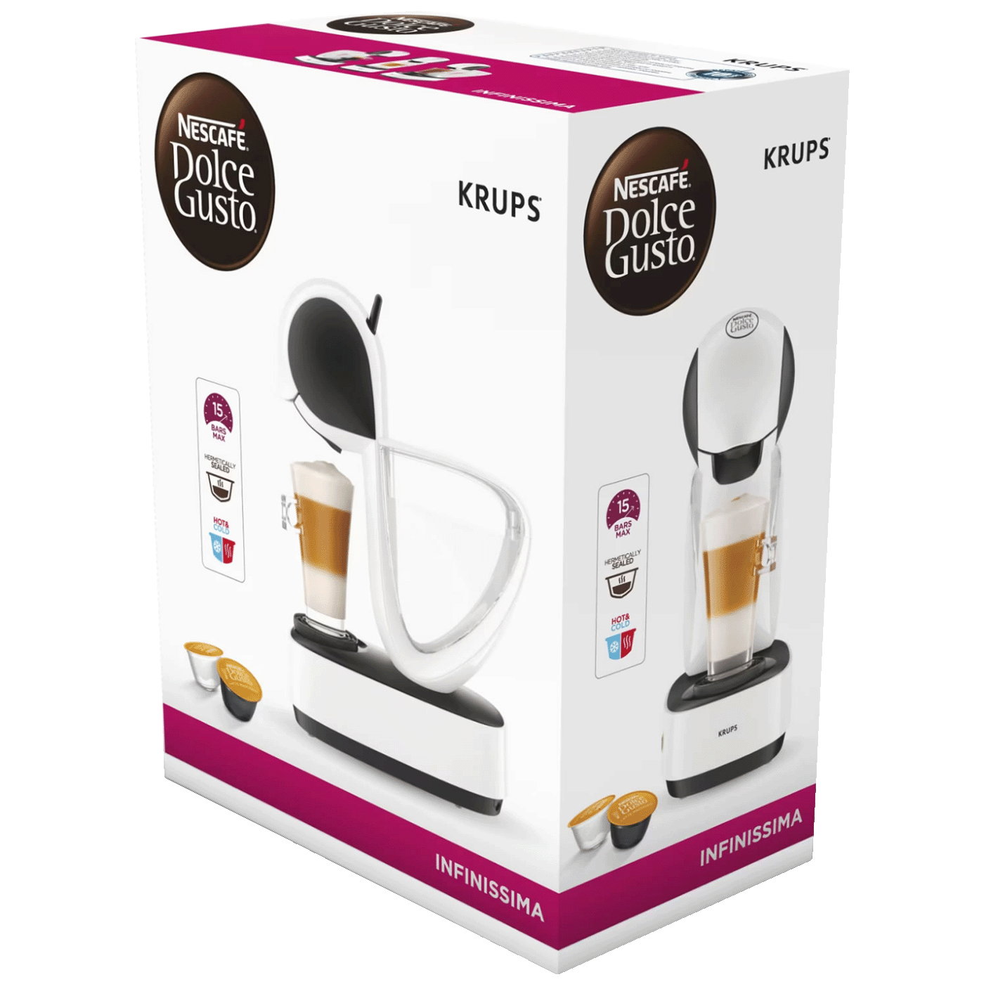 Krups Aparat za espresso kafu, 1500 W, DolceGusto Infinissima - KP170110