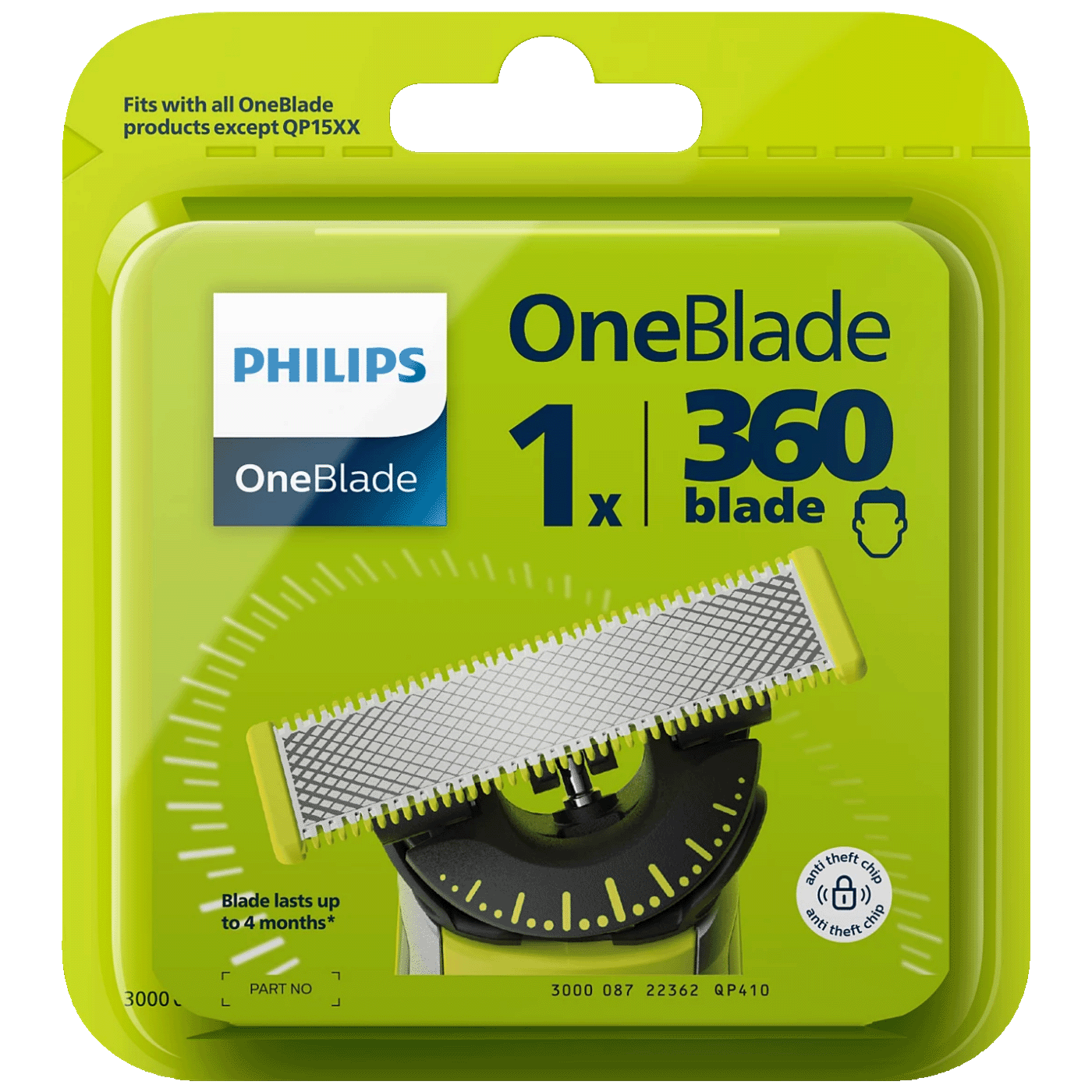 Philips Oštrice za aparat za brijanje OneBlade 360 - QP410/50