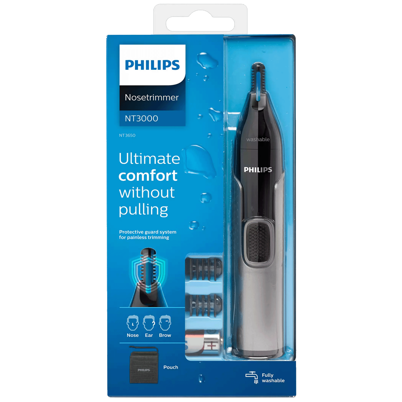 Philips Trimer za nos, uši i obrve, PrecisionTrim - NT3650/16