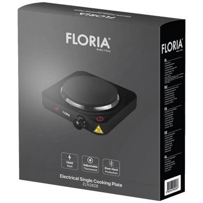 Floria Električno kuhalo, 1 ploča - 18.5 cm, 1500 W - ZLN2828