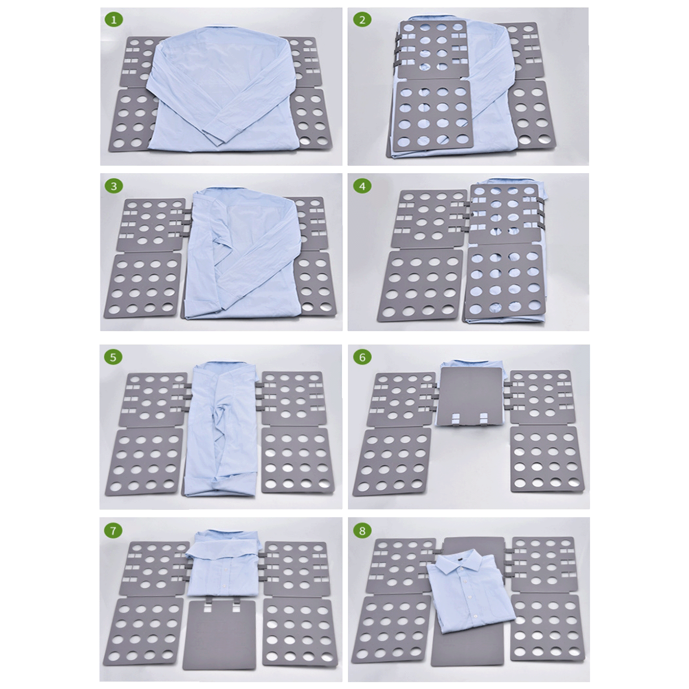 NN-Su Plastični preklop za presavijanje veša - Plastic Laundry Storage Fold