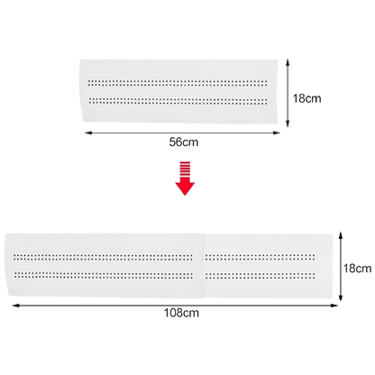 NN-Su Usmjerivač zraka klime, deflektor, univerzalni - Universal Deflector