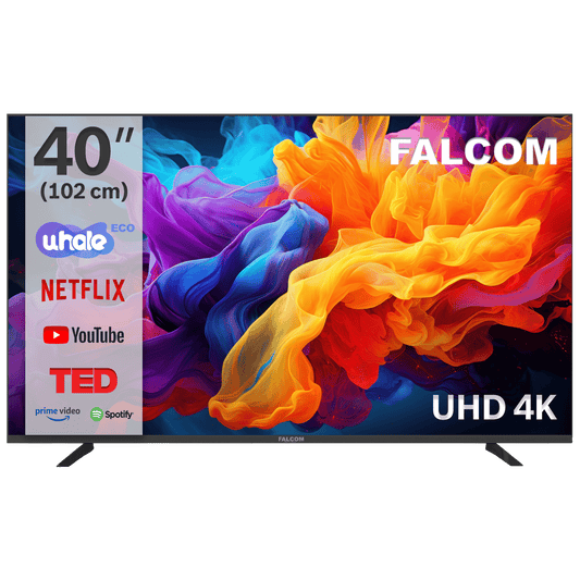 Falcom Televizor Smart LED TV 4K UltraHD  40", Bluetooth ,WiFi - TV-40LTF024SM WOS