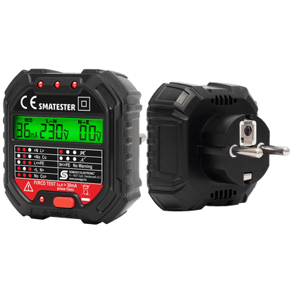 SMA Tester utičnica, LED indikator, Voltmetar - SMATESTER
