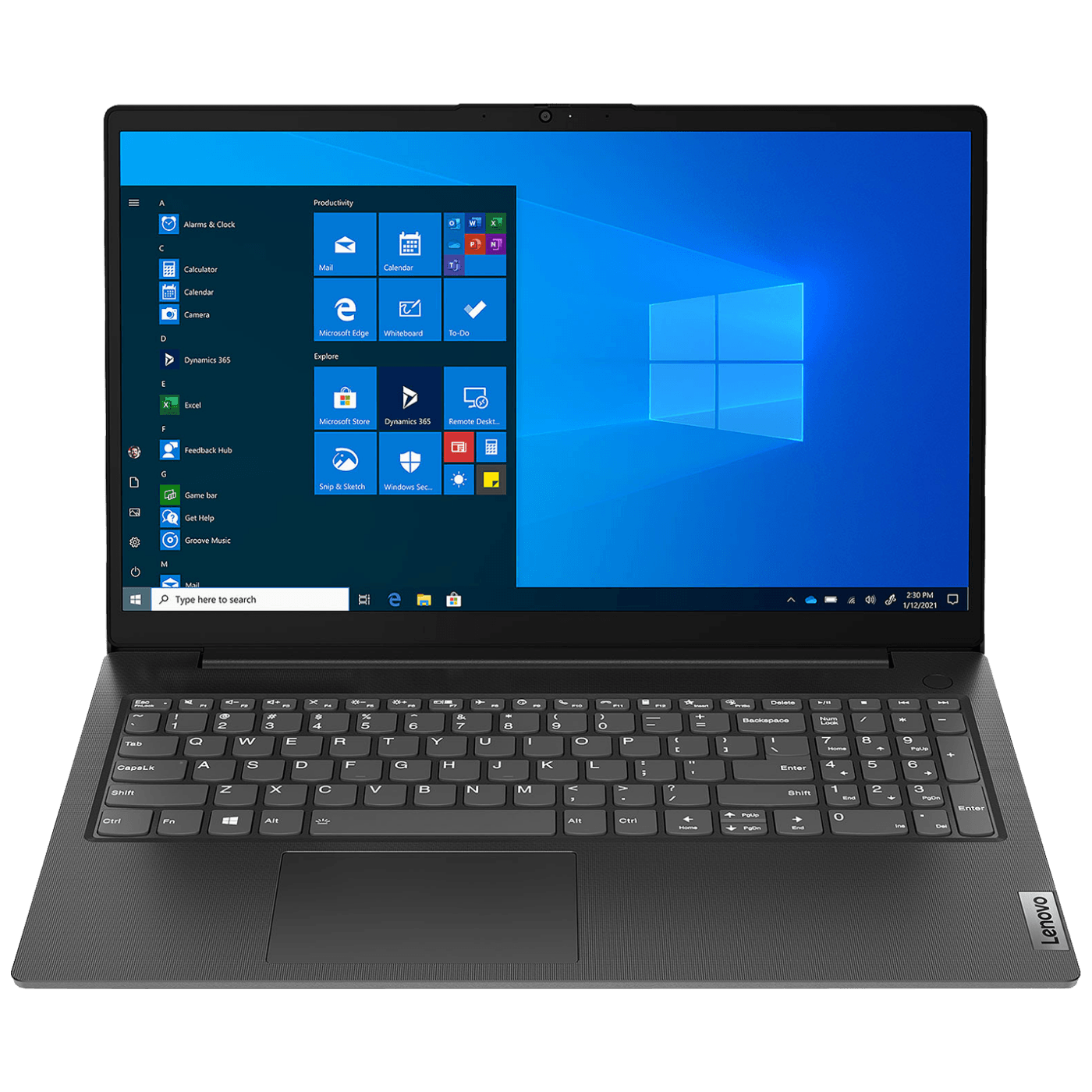 Lenovo Laptop 15.6", Intel Celeron N4500, 4GB DDR4, SSD 128 GB - V15 G2-IJL; 82QY00NDGE