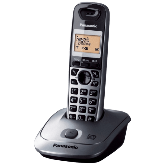 Panasonic Telefon bežični, DECT/GAP, 1.4" display 1.4, metalik siva - KX-TG2511FXM