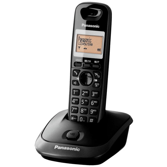 Panasonic Telefon bežični, DECT/GAP , 1.4" display, crna boja - KX-TG2511FXT