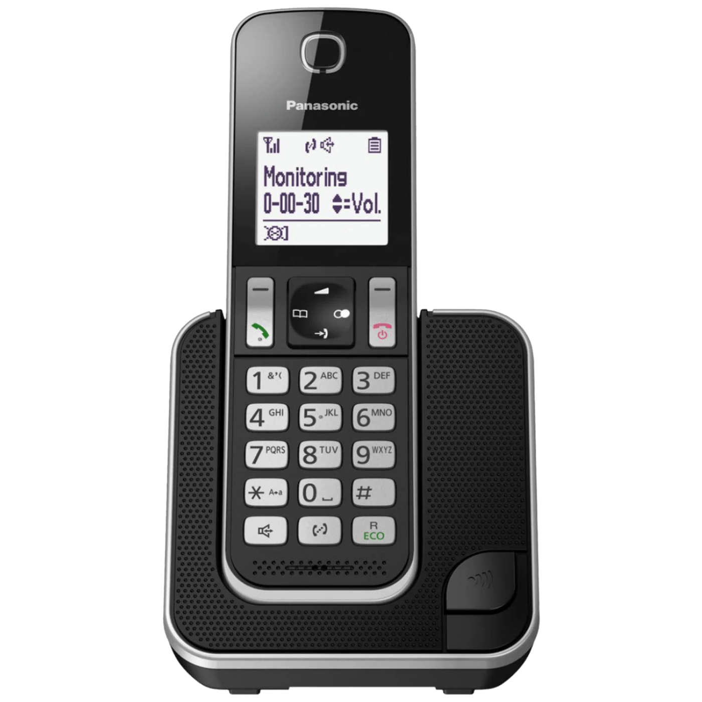 Panasonic Telefon bežični, DECT, 1,8" LCD display - KX-TGD310FXB