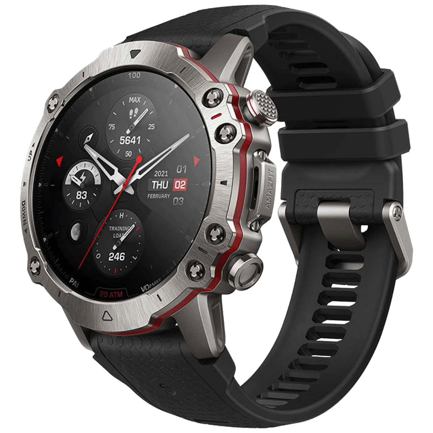 Amazfit Pametni sat, 1.28" AMOLED, vodootporan 20ATM, BT, WiFi, GPS - Falcon
