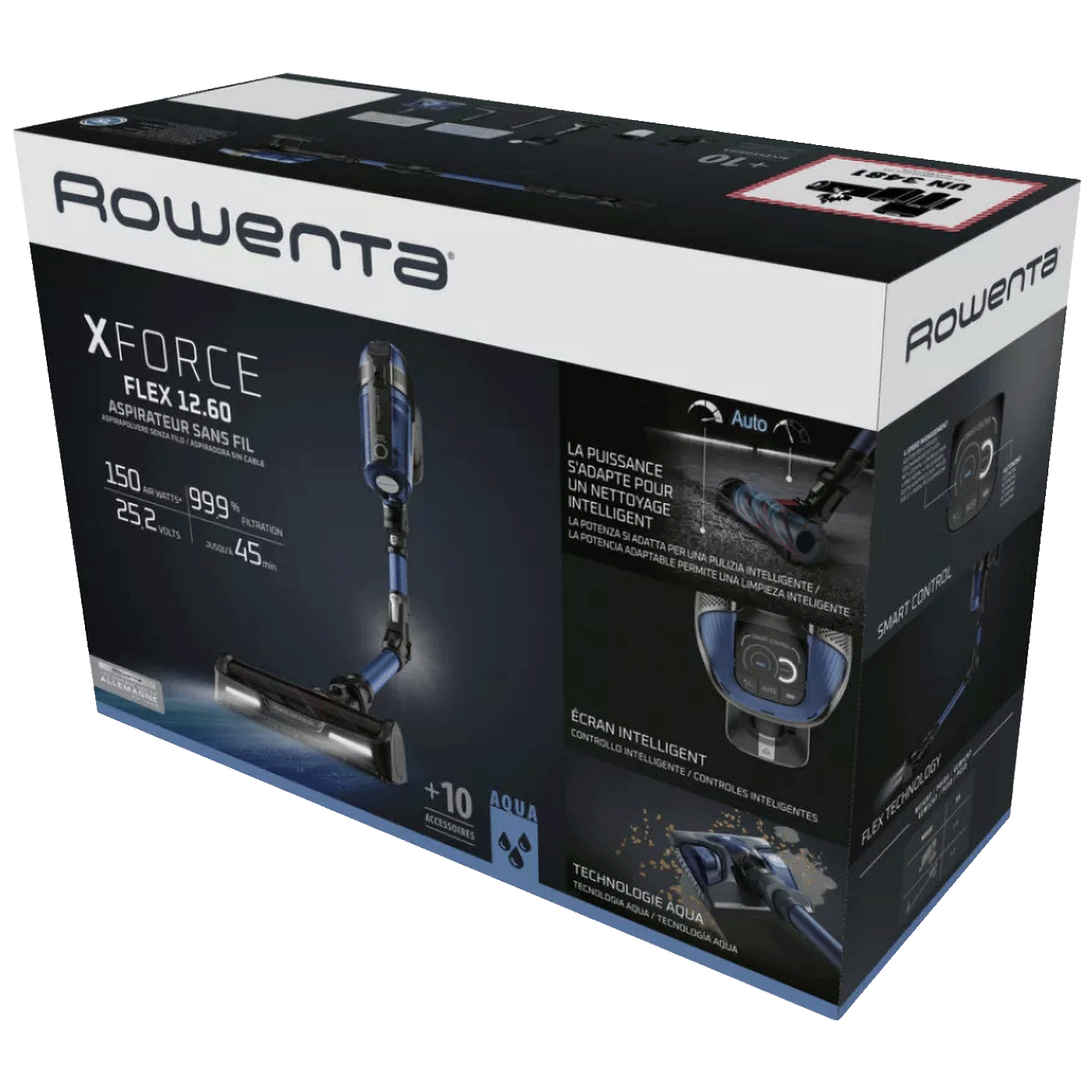 Rowenta Usisavač, 2u1, akumulatorski, XForce Flex 12.60 - RH98C8WO