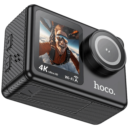 hoco. Sportska kamera, 1.3"/ 2" IPS LCD, 4K UHD, WiFi, microSD - DV101