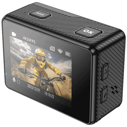 hoco. Sportska kamera, 1.3"/ 2" IPS LCD, 4K UHD, WiFi, microSD - DV101