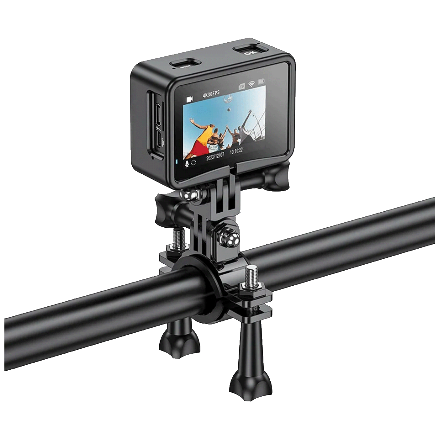 hoco. Sportska kamera, 1.3"/ 2" IPS LCD, 4K UHD, WiFi, microSD - DV101