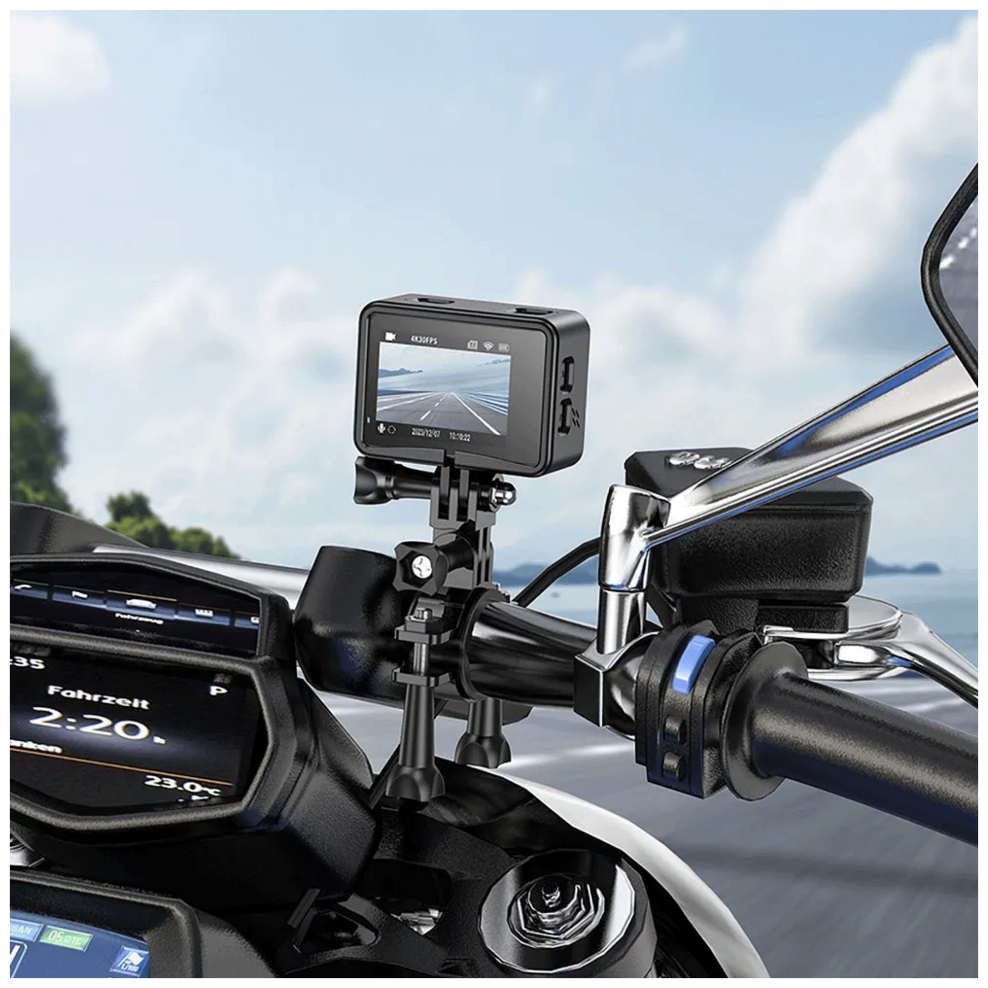 hoco. Sportska kamera, 1.3"/ 2" IPS LCD, 4K UHD, WiFi, microSD - DV101