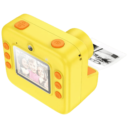 hoco. Dječija kamera sa printerom, 2" IPS LCD, 720p, microSD - DV200 Yellow