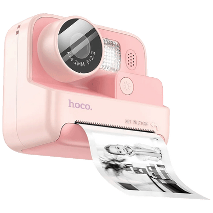 hoco. Dječija kamera sa printerom, 2" IPS LCD, 720p, microSD - DV200 Pink